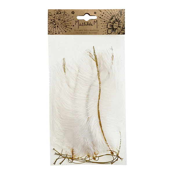 6 piume bianche decorative da appendere - Mathilde M. - Image 2