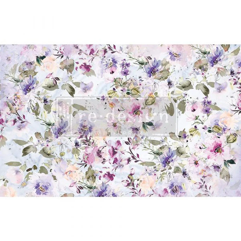 Carta da Découpage "AMETHYST DANCE" in Tessuto 48x76cm