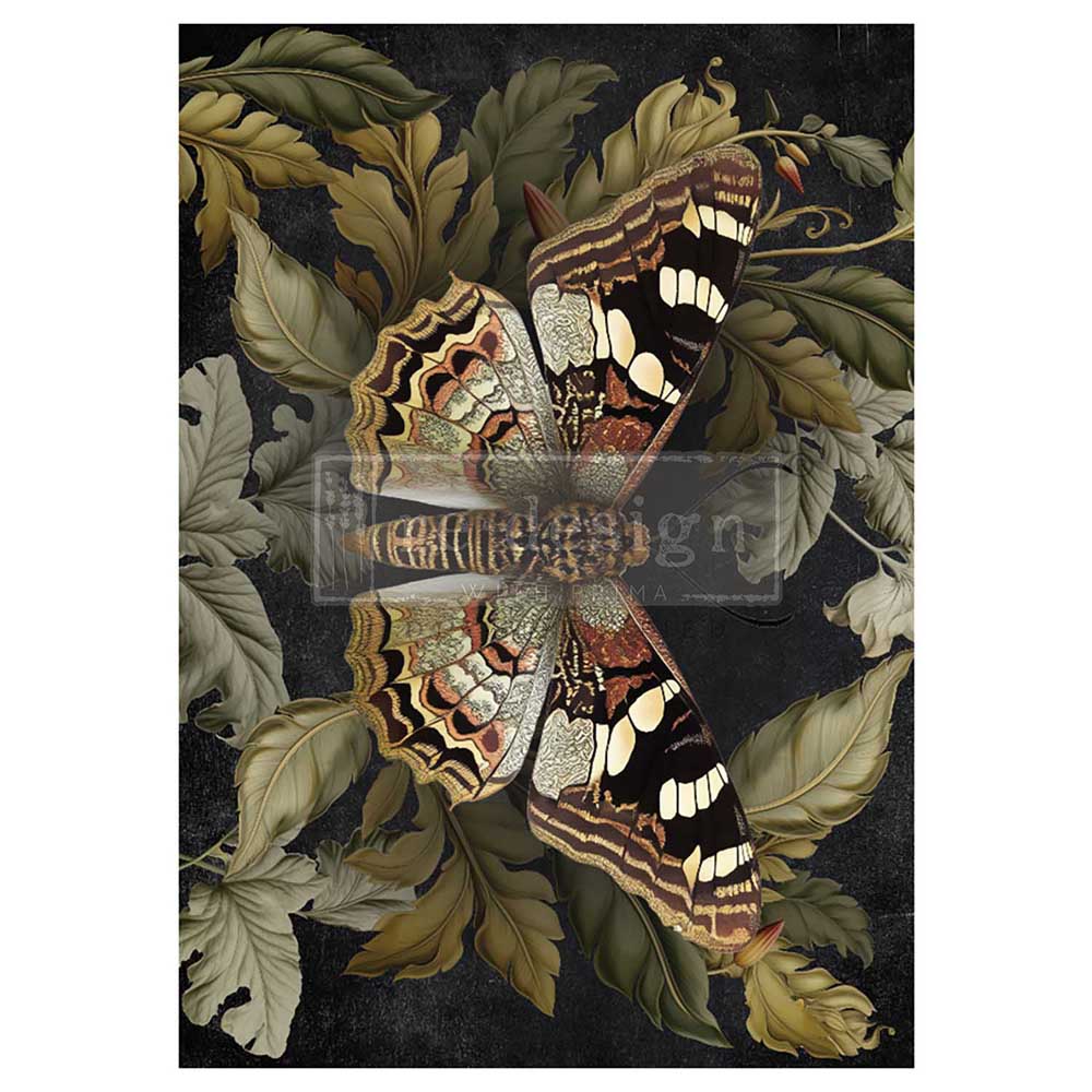 Carta da Decoupage Fiber “Butterfly Conservatory Tales” 1 foglio A1