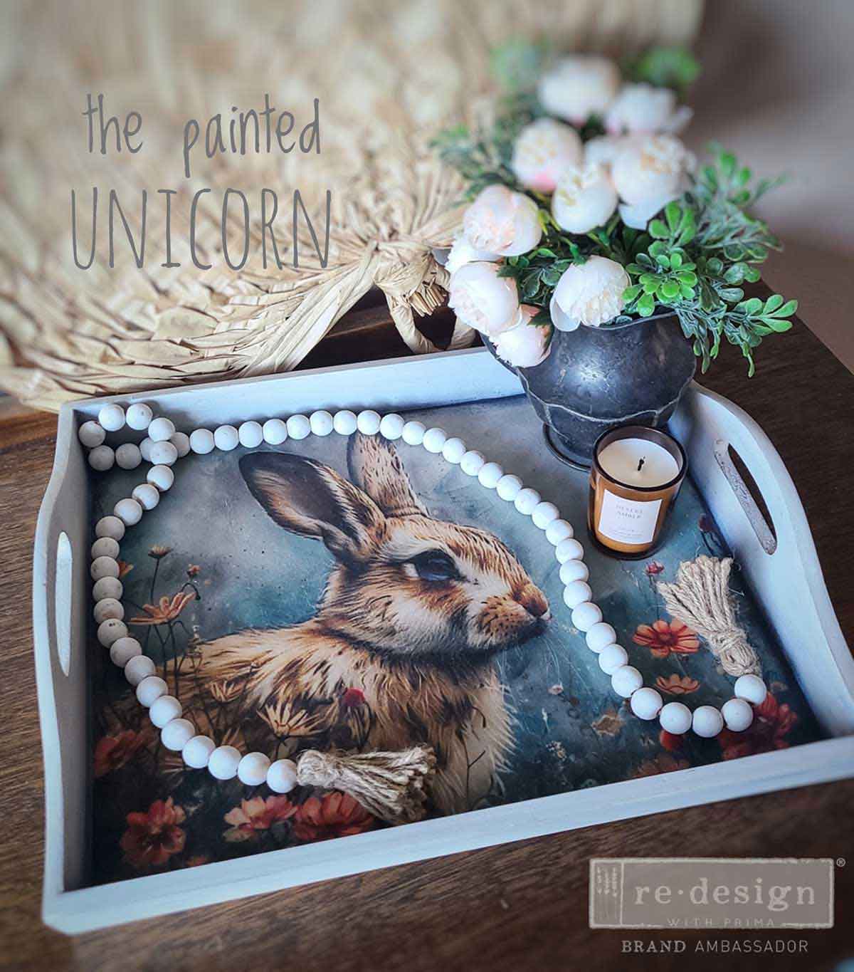 Carta da Découpage Fiber Pack - Garden Bunny Tales 3 fogli A3 - Image 4