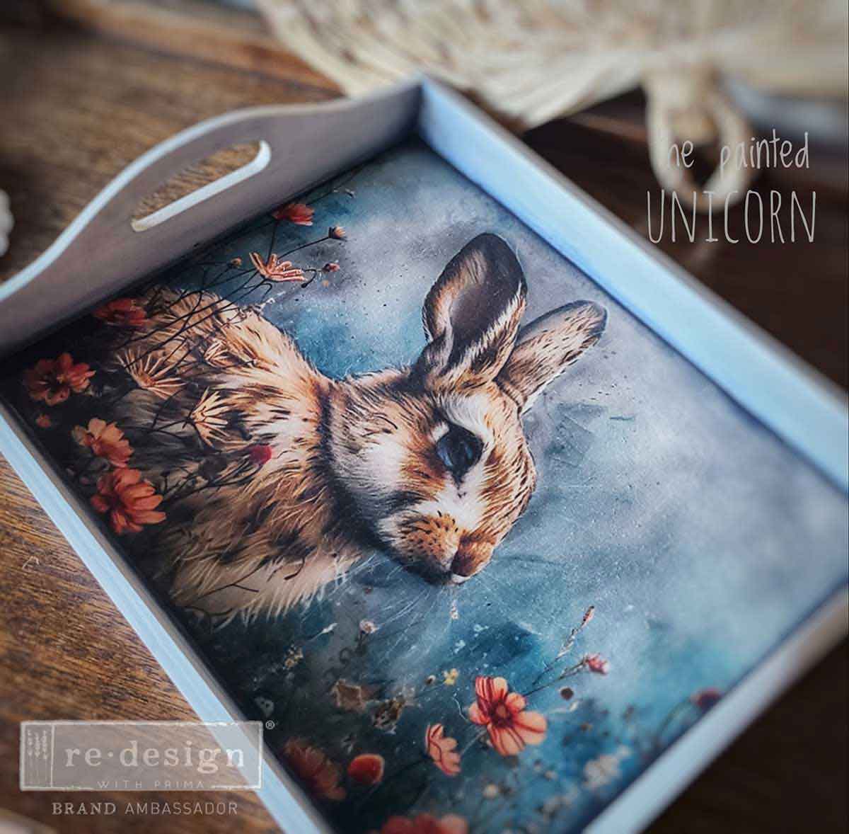 Carta da Découpage Fiber Pack - Garden Bunny Tales 3 fogli A3 - Image 5