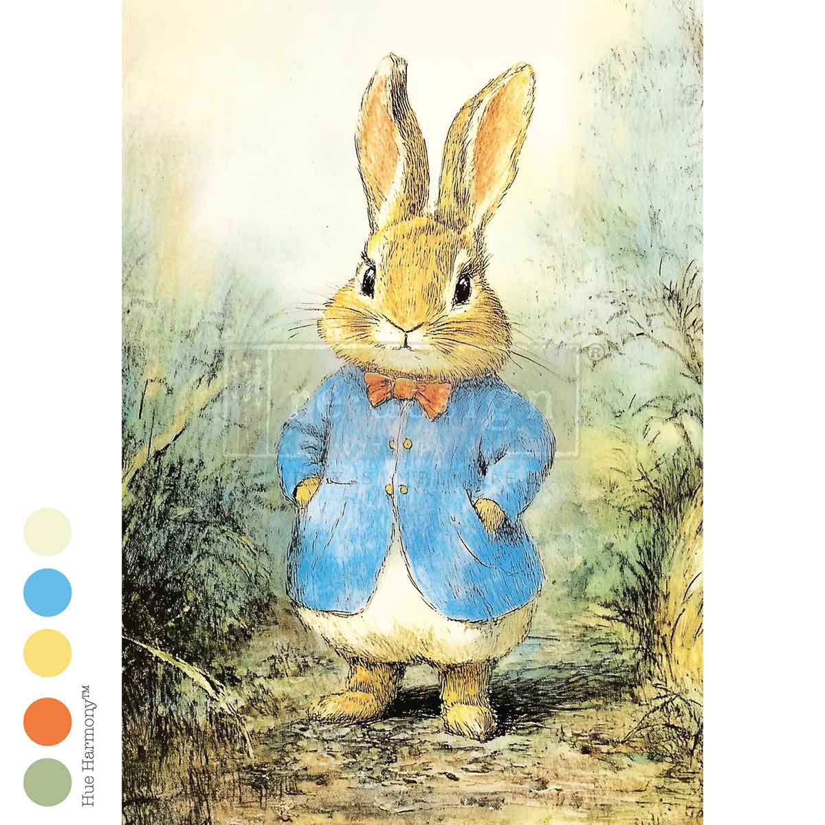 Carta da Découpage Fiber Paper "Bunny Hollow" - 1 foglio A3