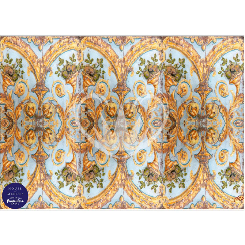 Carta da Découpage "Monastery Panel" in Carta di Riso Posh chalk 30x42cm