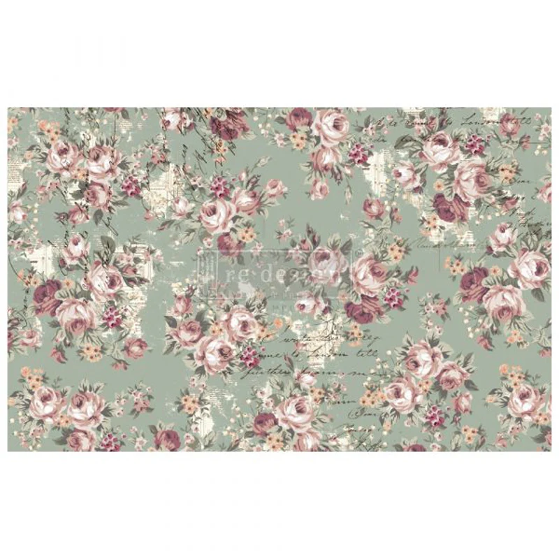 Carta da Découpage "OLIVIA" in Tessuto 48x76cm