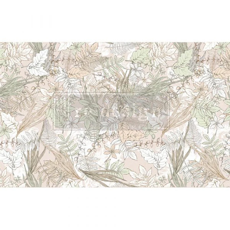 Carta da Découpage "TRANQUIL AUTUMN" in Tessuto 48x76cm