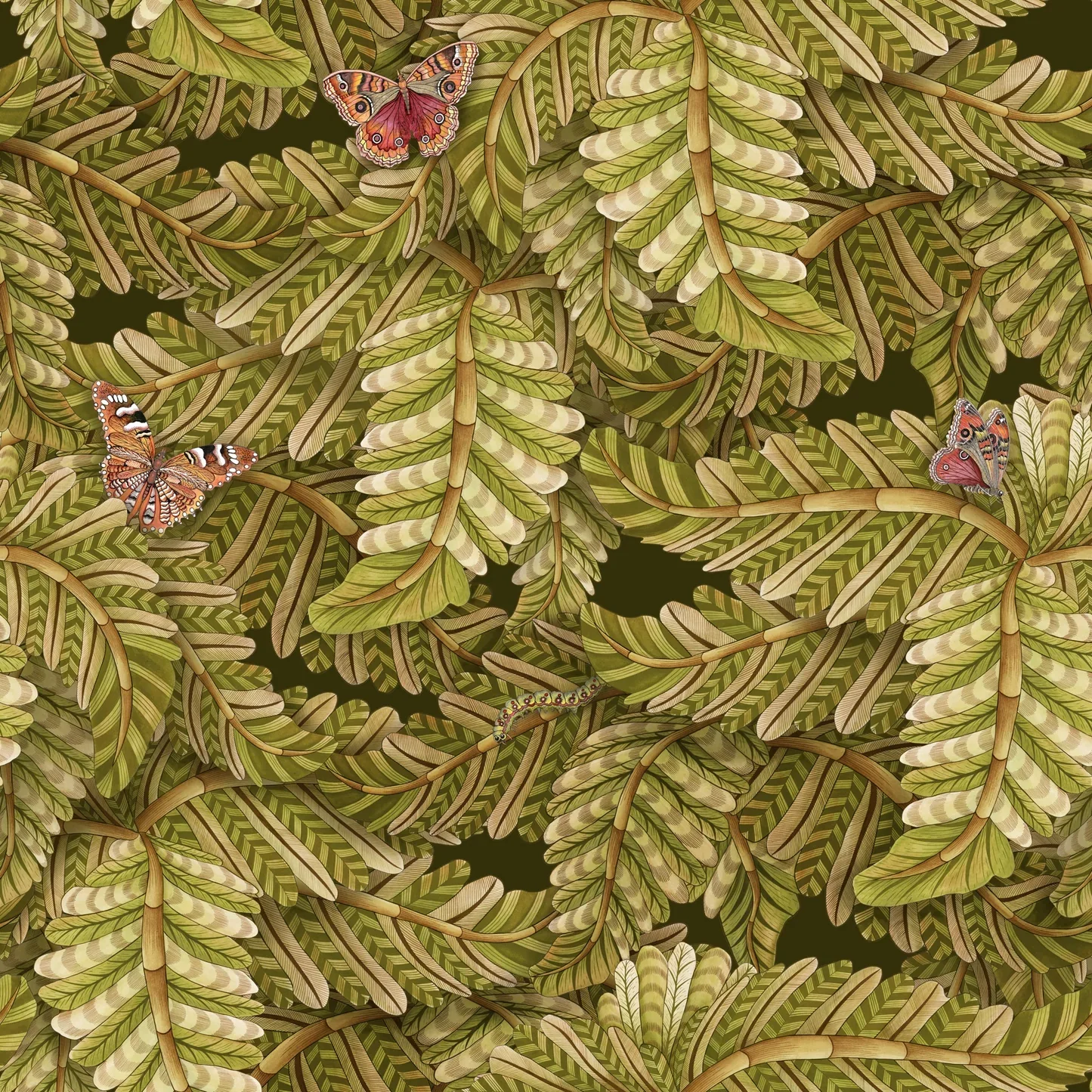 Carta da Parati “Acacia Canopy verde” | COLE & SON ARDMORE BAOBAB