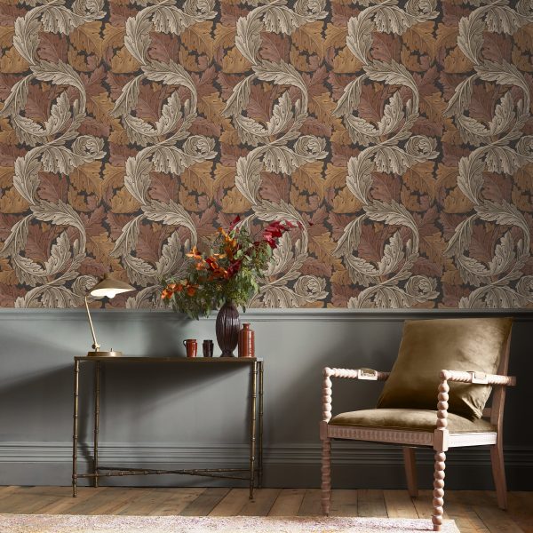 Carta da Parati "Acanthus Burnt Orange" Morris at home - Image 3