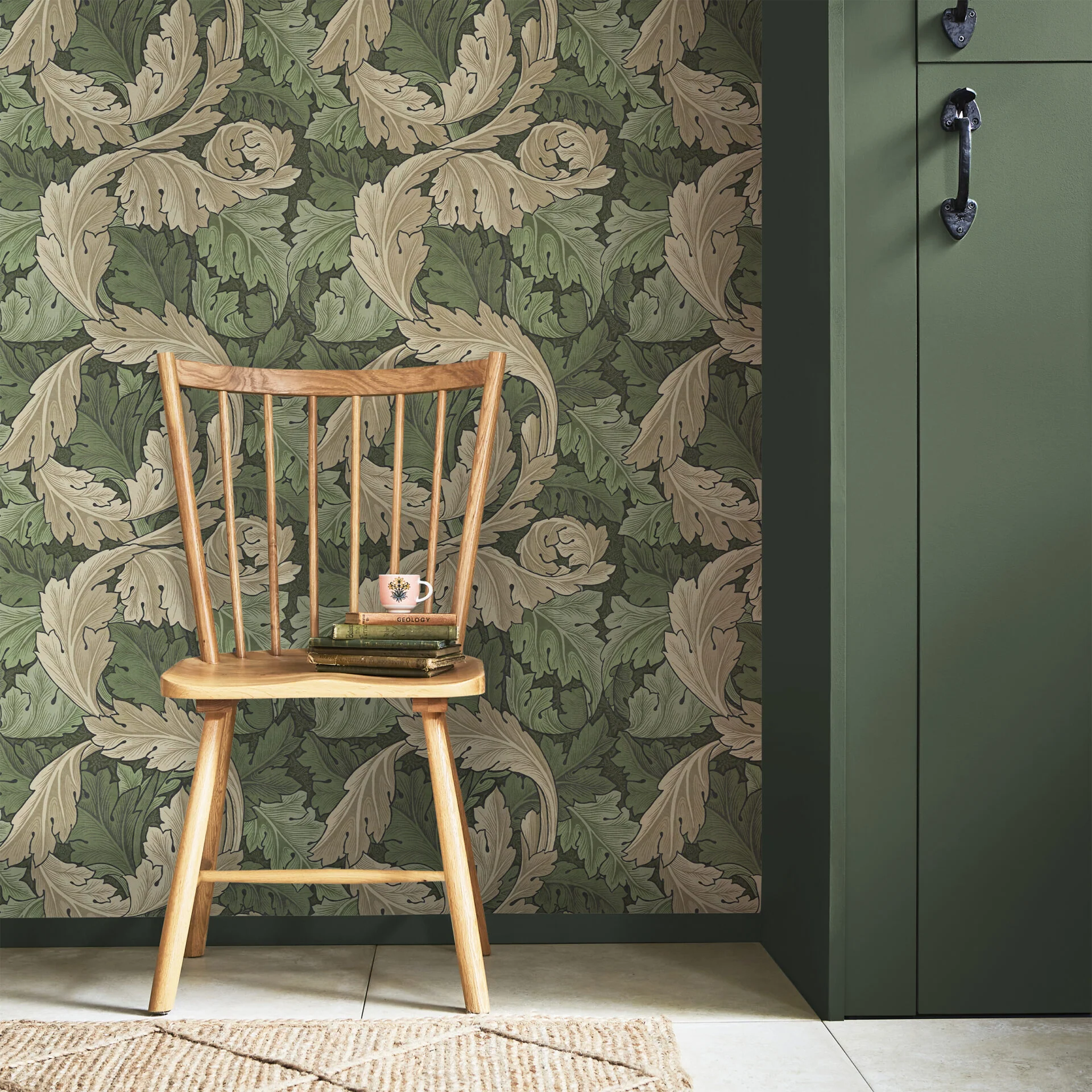 Carta da Parati "Acanthus Green" Morris at home - Image 3