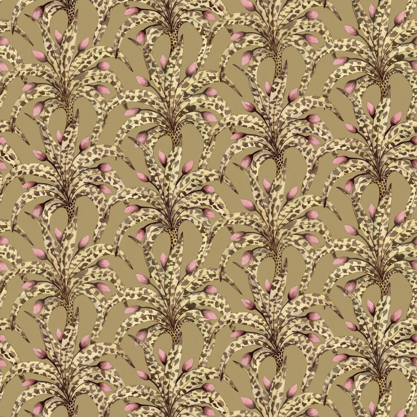 Carta da Parati “Afrika Damask senape" | COLE & SON ARDMORE BAOBAB