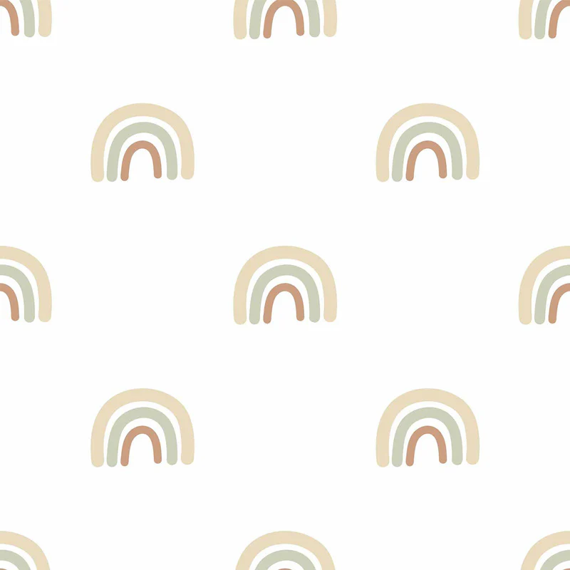 Carta da parati "Boho - Arancio", a metraggio o a rotolo