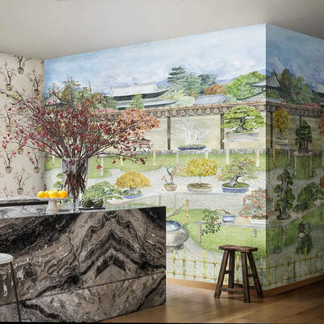 Carta da parati "Bonsai Garden verde" - YOKU | COLE&SON - Image 3