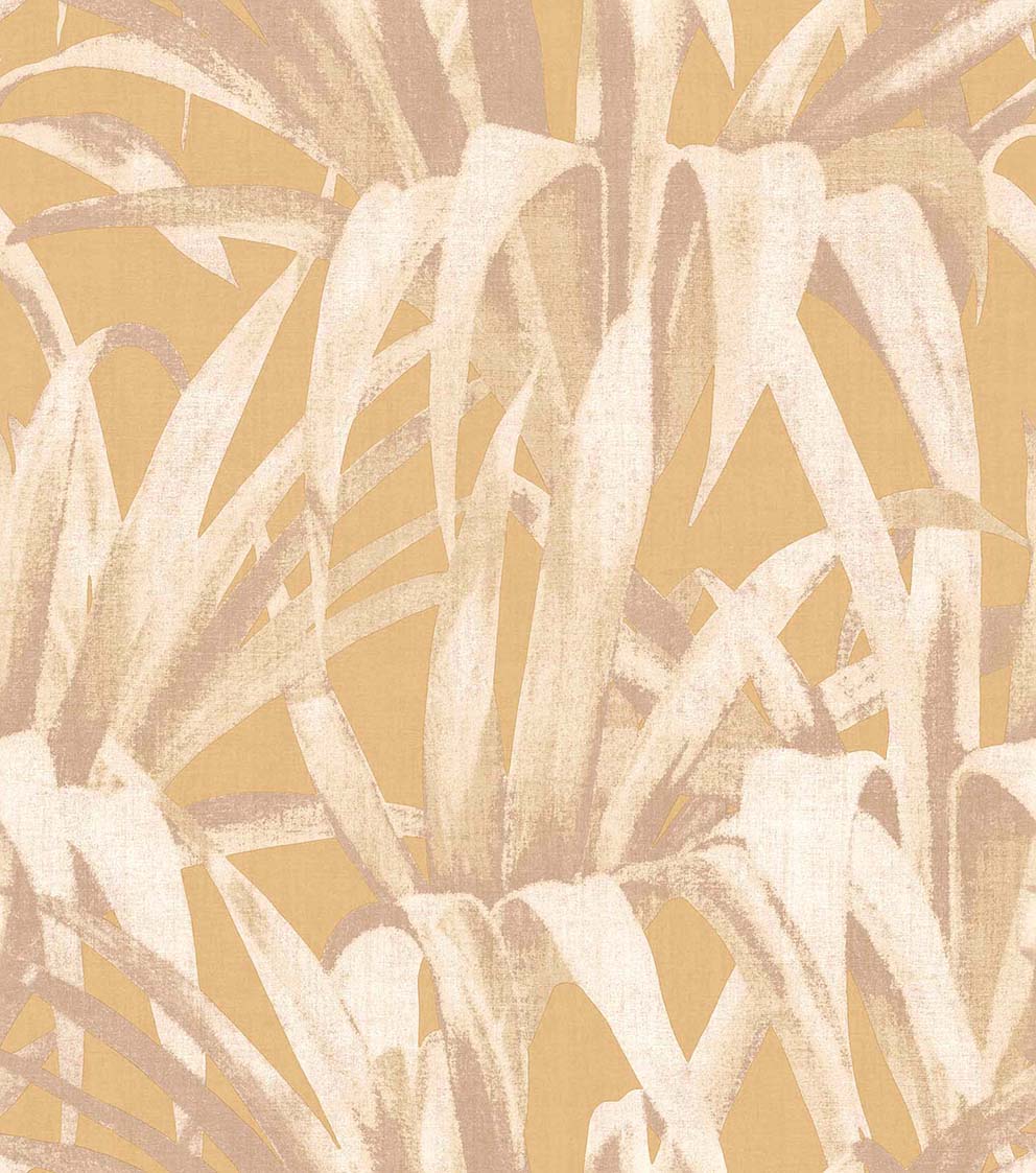 Carta da parati "BOTANY HOUSE FOGLIE GIALLO ORO", a metraggio o rotolo