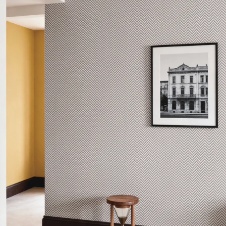 Carta da parati "Chevron Grigio", a metraggio o a rotolo - Image 2