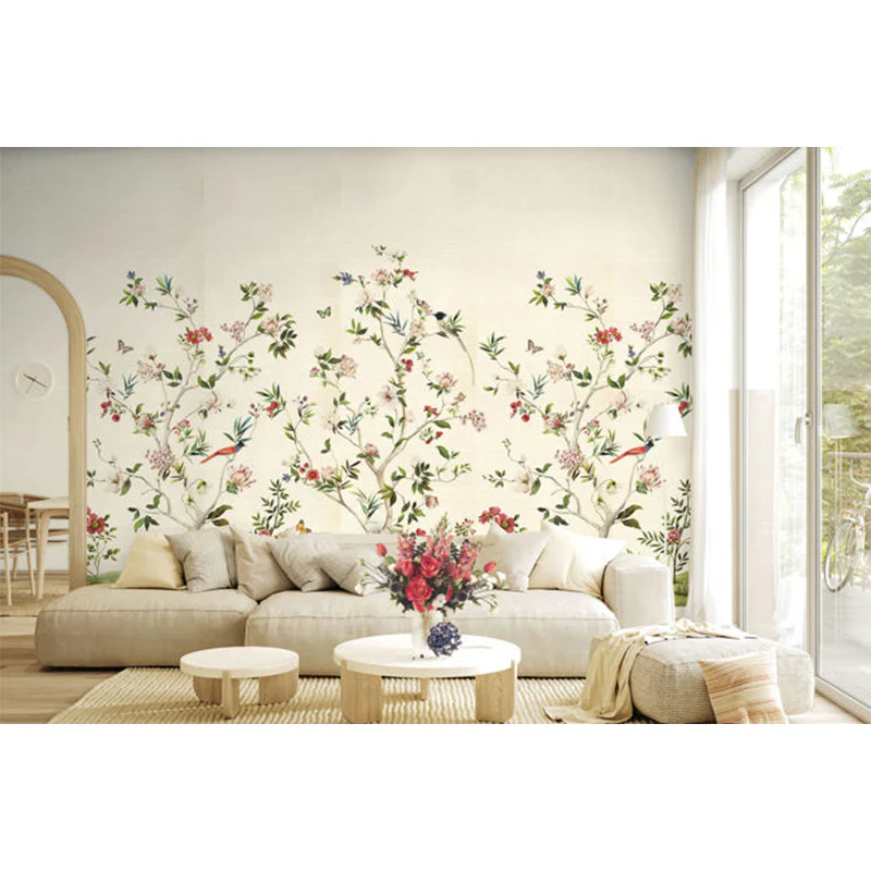 Carta da parati - "Chinoiserie Magnolia Mural - Almond" | WALLQUEST - DAISY BENNETT - Image 2