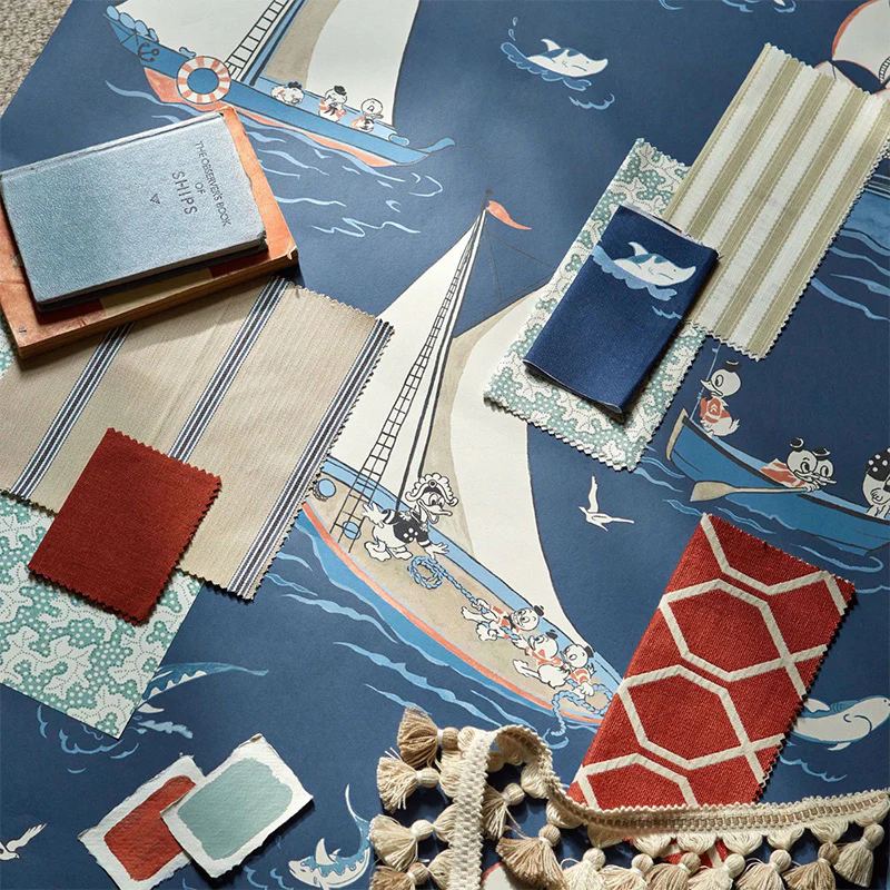 CARTA DA PARATI "DONALD NAUTICAL SEA SALT" - Disney x HOME - Sanderson - Image 2