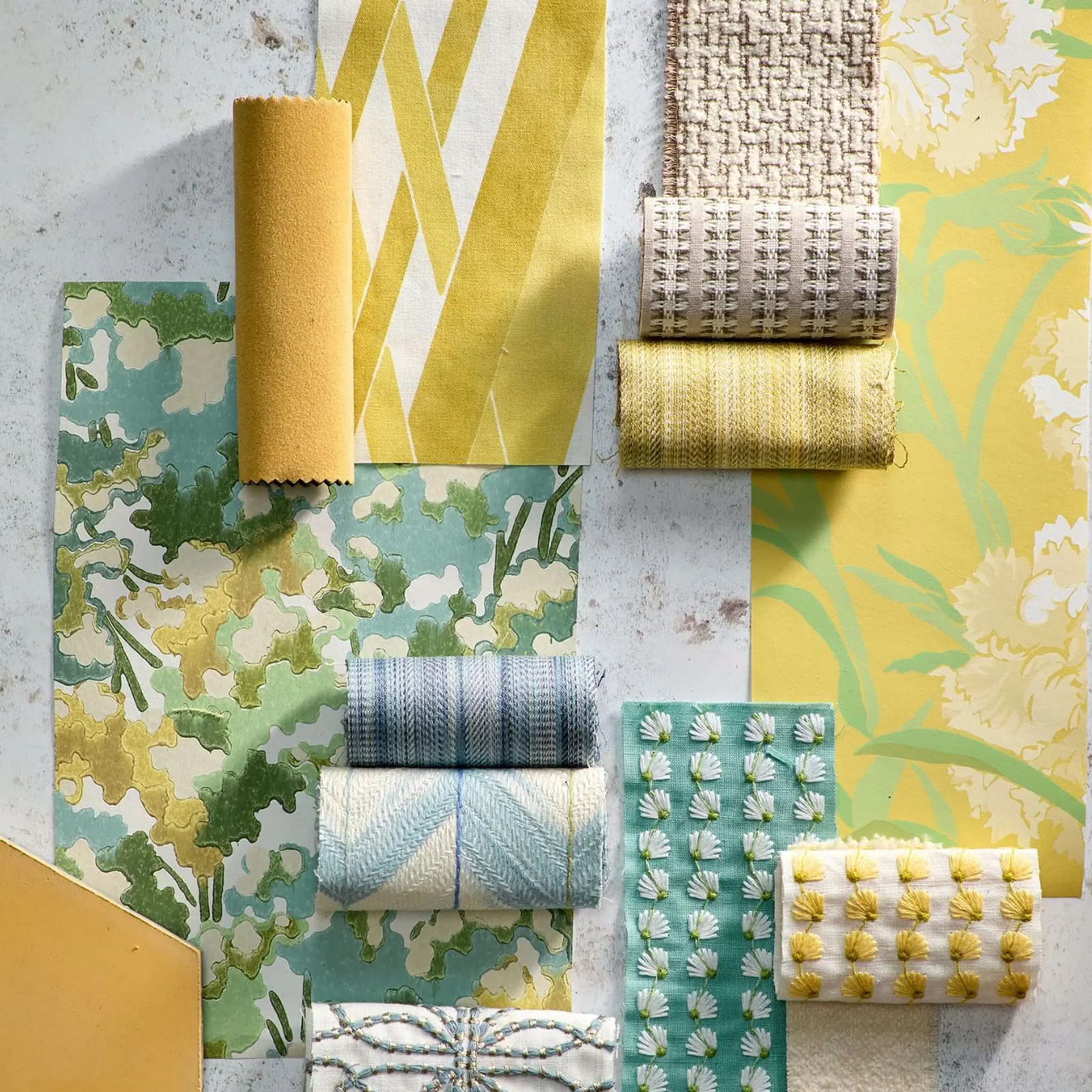 Carta da Parati “Fleur De Joie Giallo” | HARLEQUIN - Image 2
