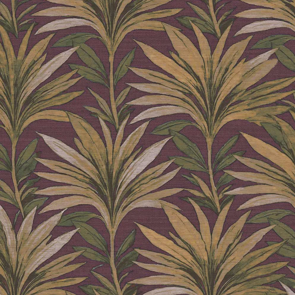 Carta da parati "Foliage Viola", a metraggio o a rotolo
