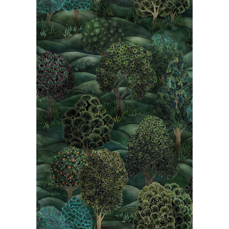 Carta da Parati "FOREST VERDE" Botanical | COLE & SON