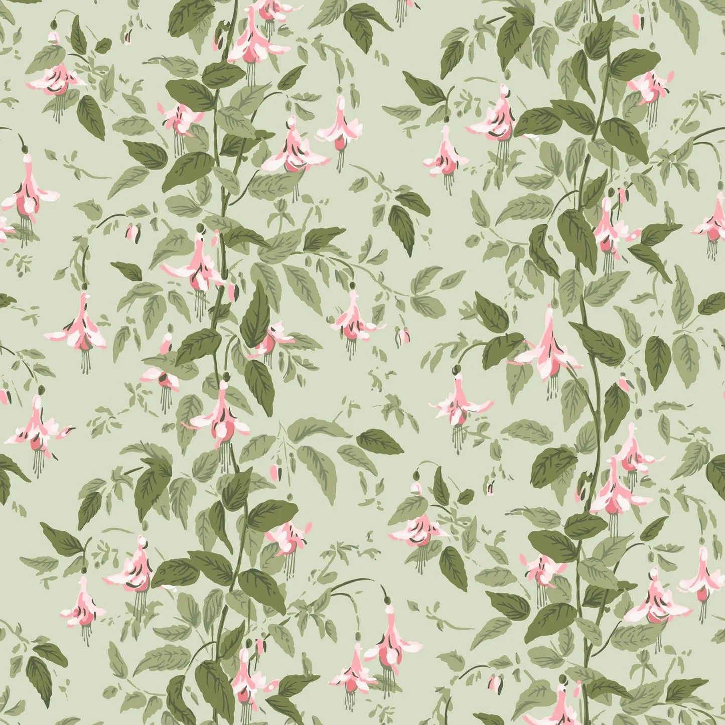 Carta da Parati “Fuchsia verde chiaro" | COLE & SON CLASSICS VOL. 2