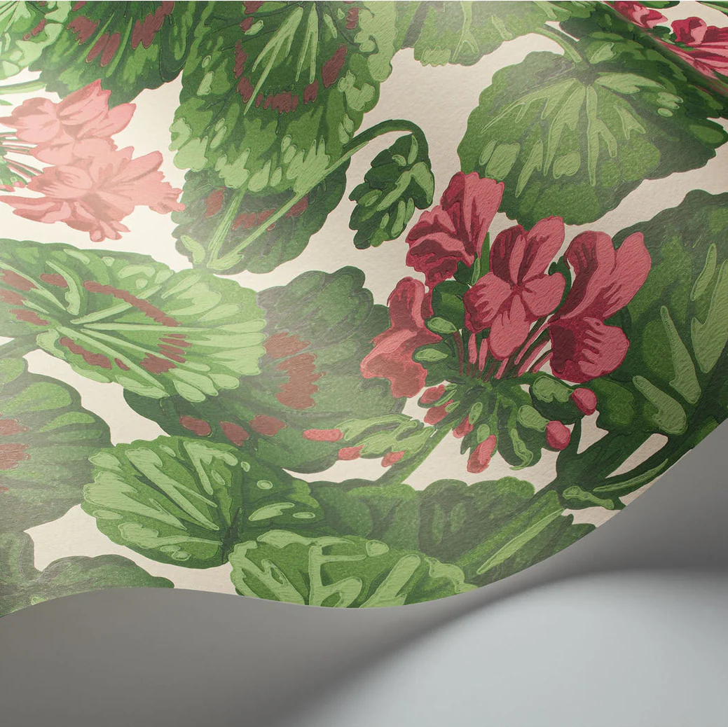 Carta da Parati “Geranium bejge, rosa e verde” | COLE & SON - Image 2