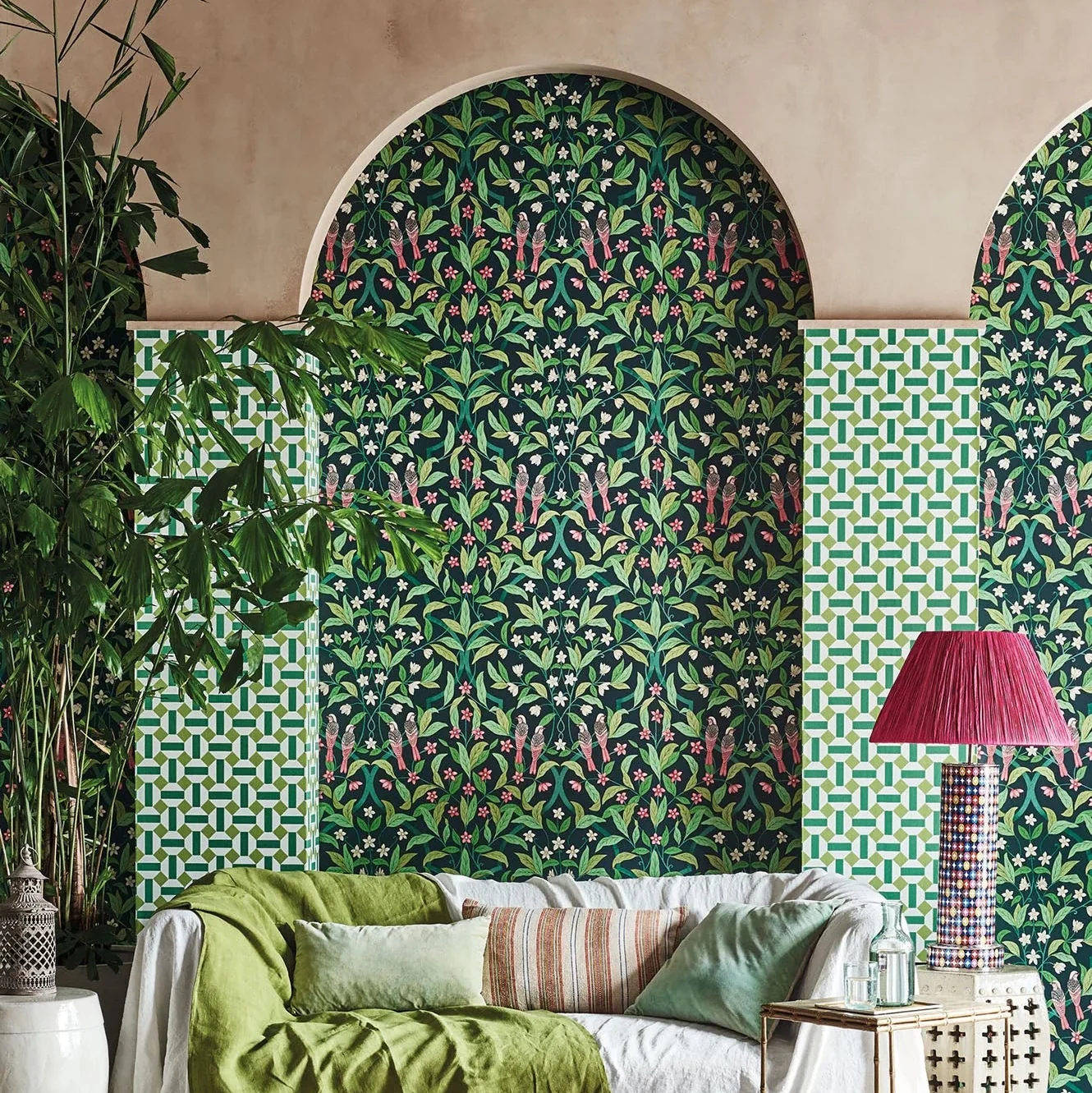 Carta da Parati “Jasmine & Serin Symphony verdone” | COLE & SON - Image 3