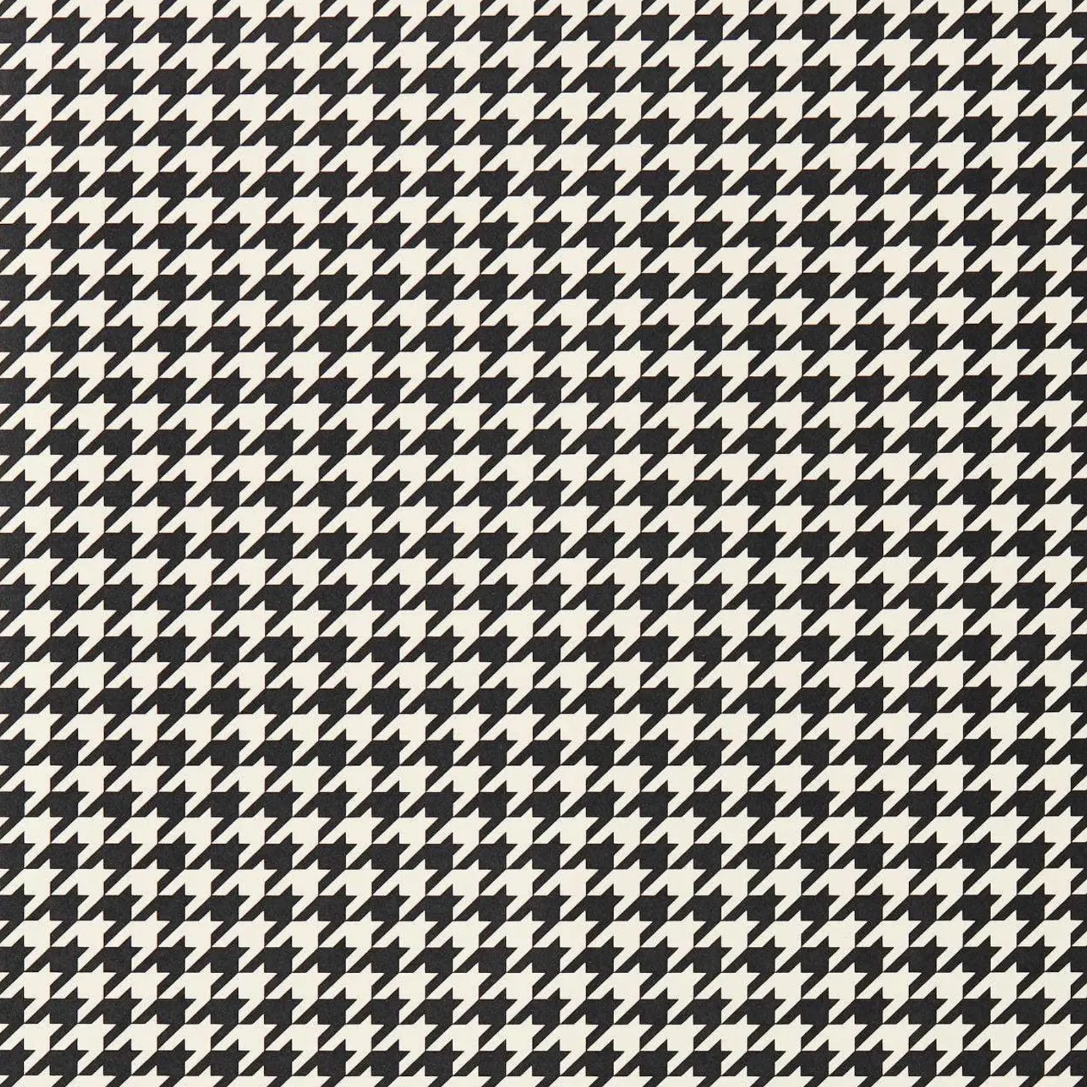 Carta da Parati “Houndstooth Nero” | HARLEQUIN