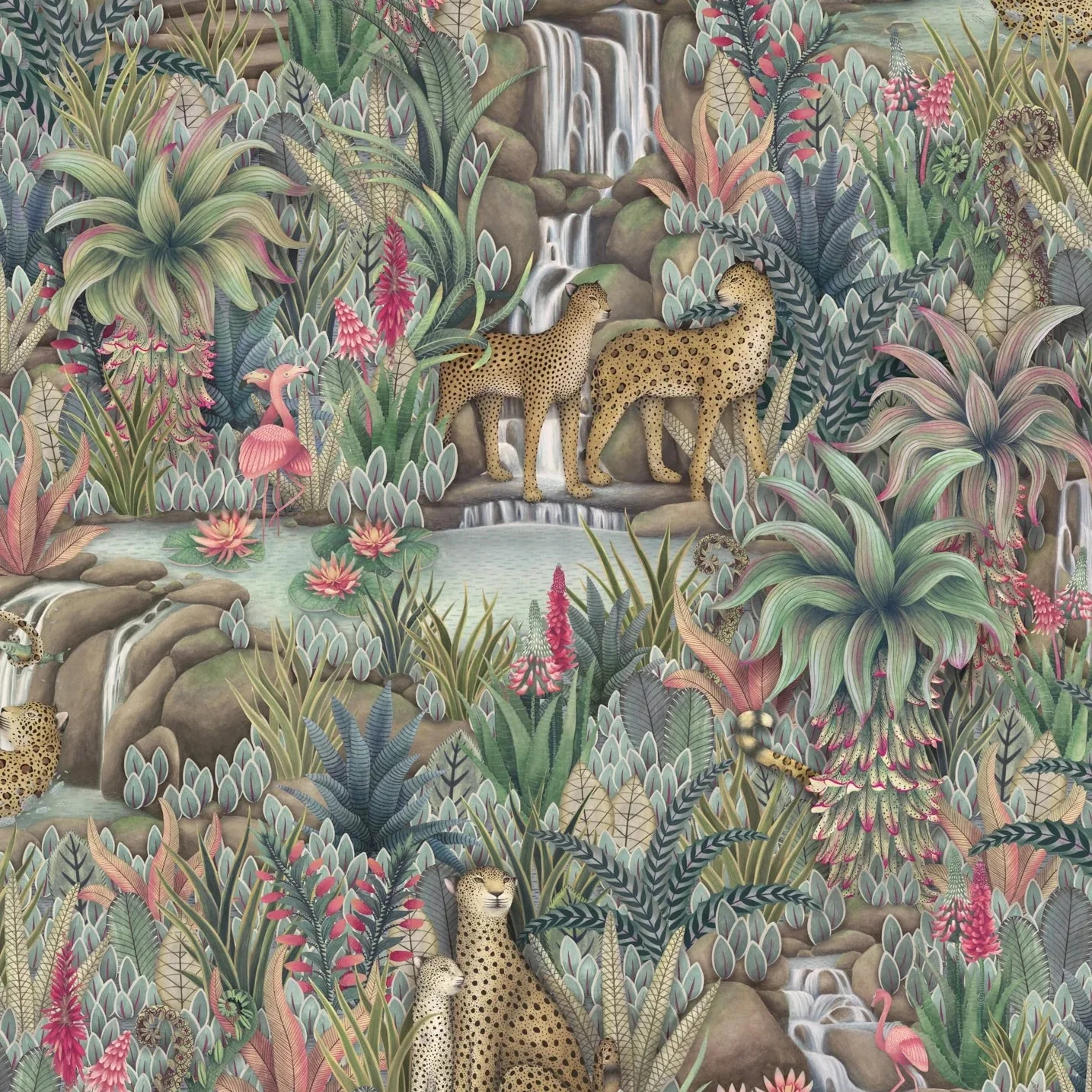 Carta da Parati “Injisuthi verde scuro" | COLE & SON ARDMORE BAOBAB