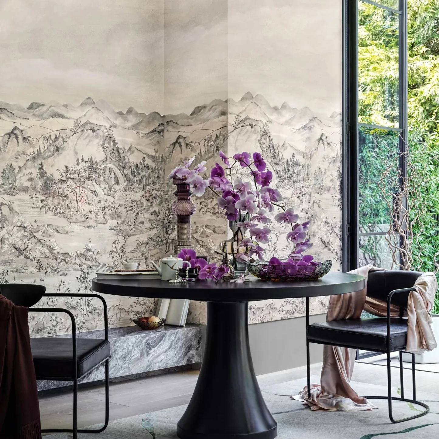 Carta da parati "Japanese Chinoiserie - rosa chiaro" - YOKU | COLE&SON - Image 3