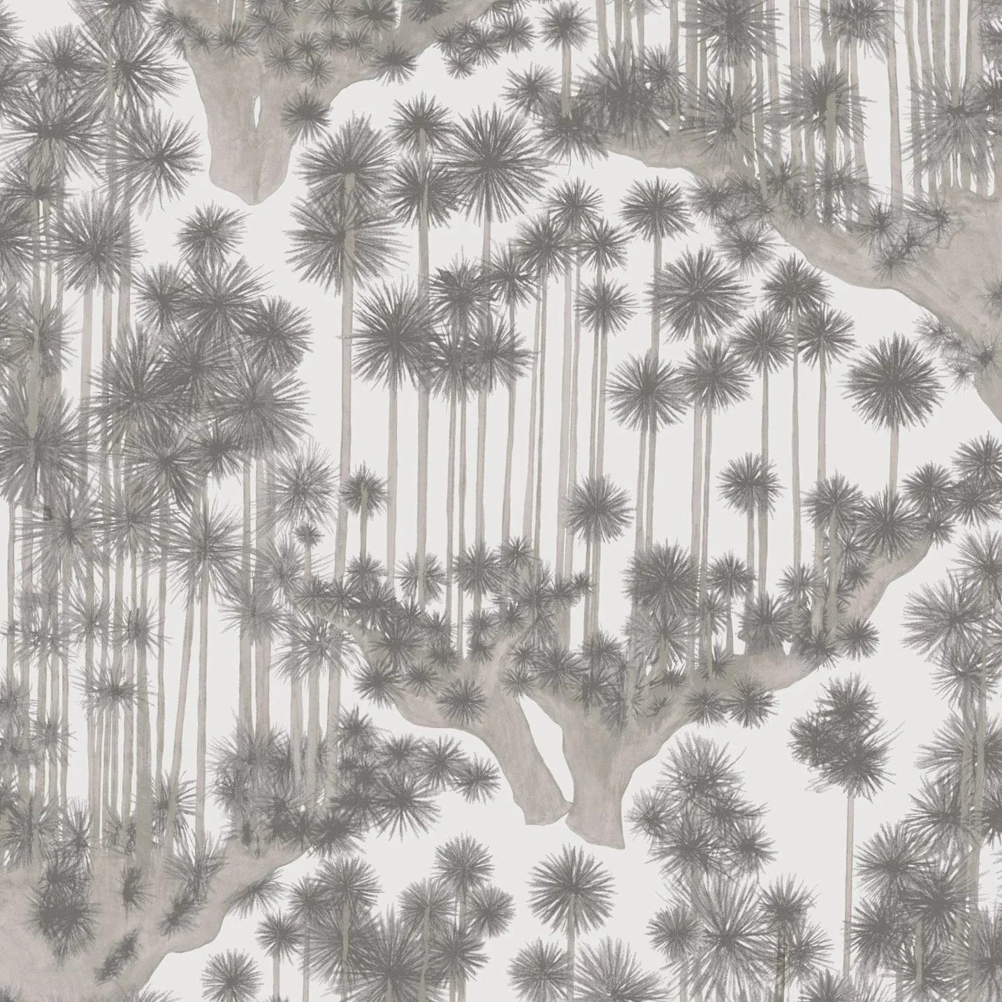 Carta da parati "Japanese Woods grigio" - YOKU | COLE&SON