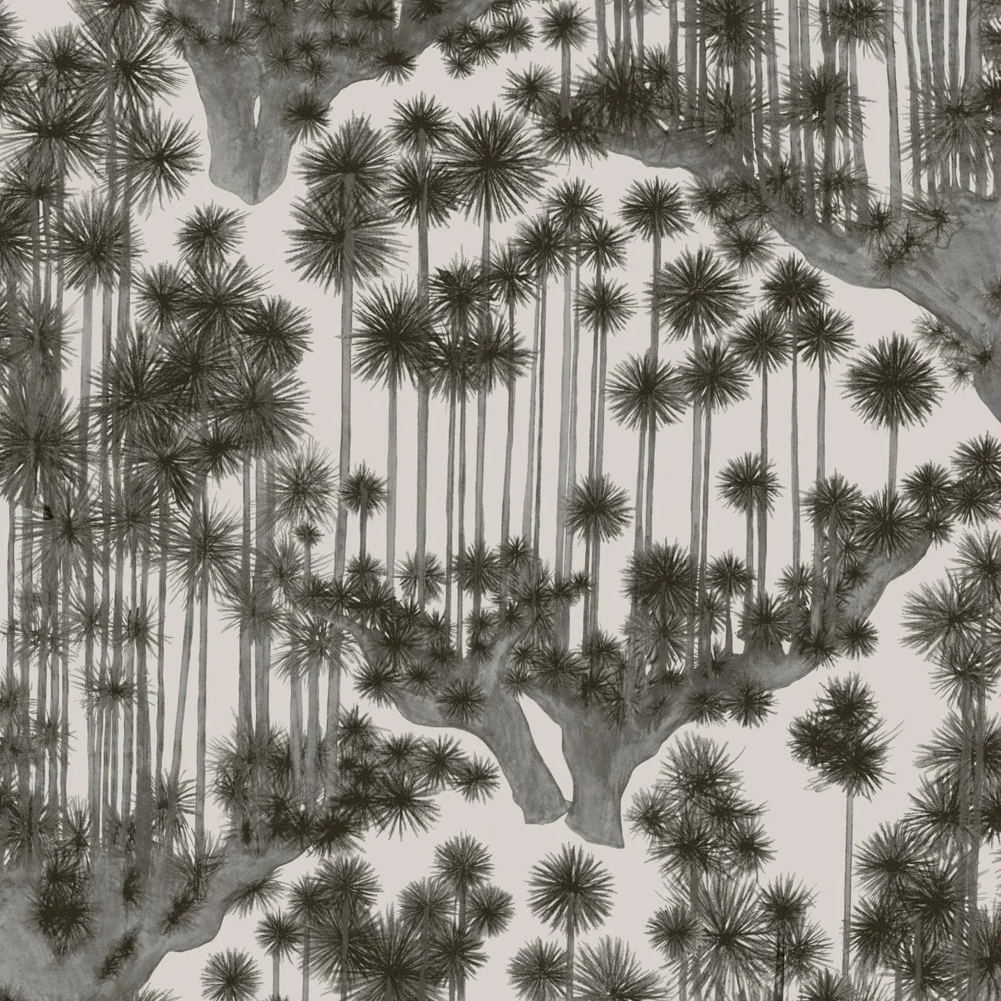 Carta da parati "Japanese Woods nero" - YOKU | COLE&SON
