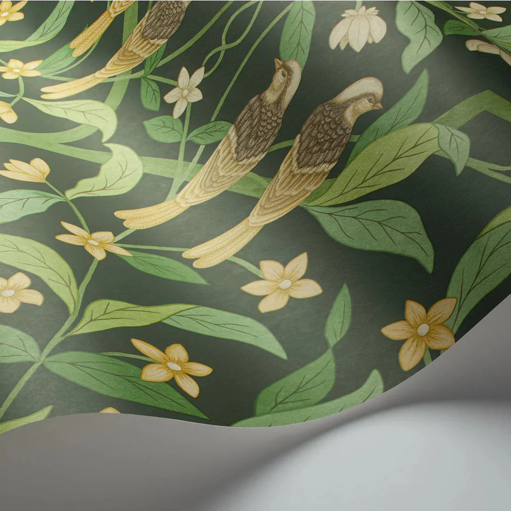 Carta da Parati “Jasmine & Serin Symphony verde” | COLE & SON - Image 2