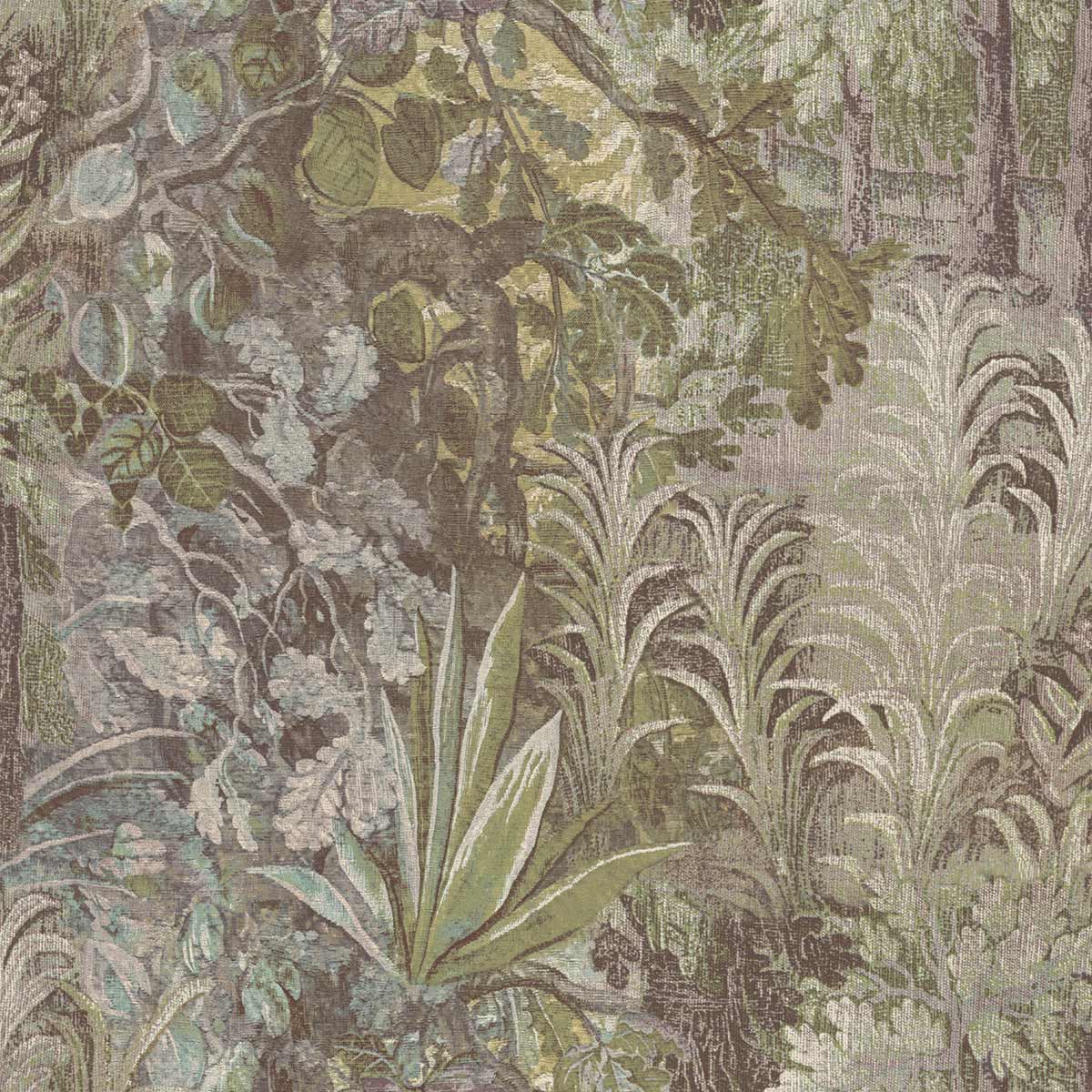 Carta da parati "Jungle Classica Verde", a metraggio o a rotolo