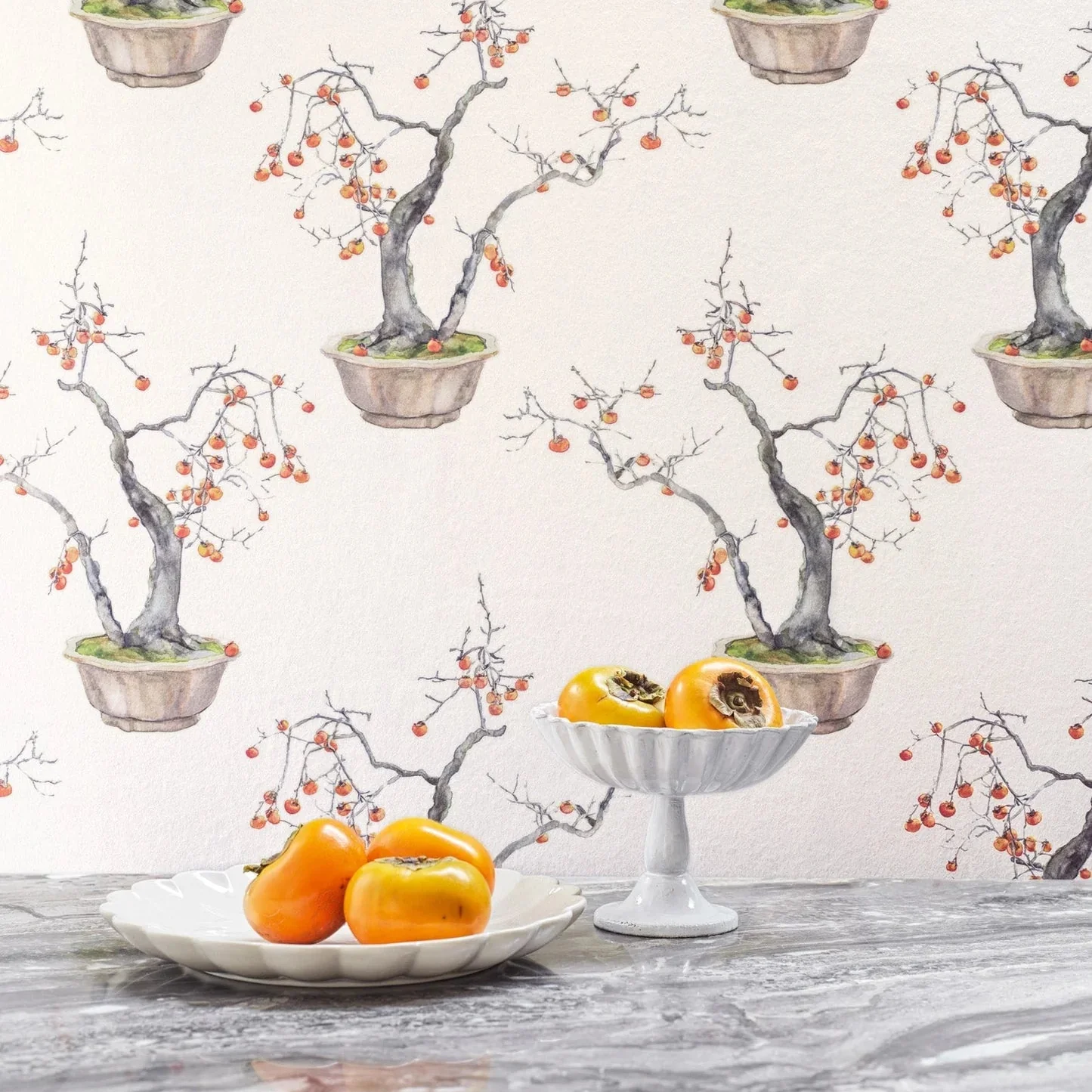 Carta da parati "Kaki Persimmon beige" - YOKU | COLE&SON - Image 3
