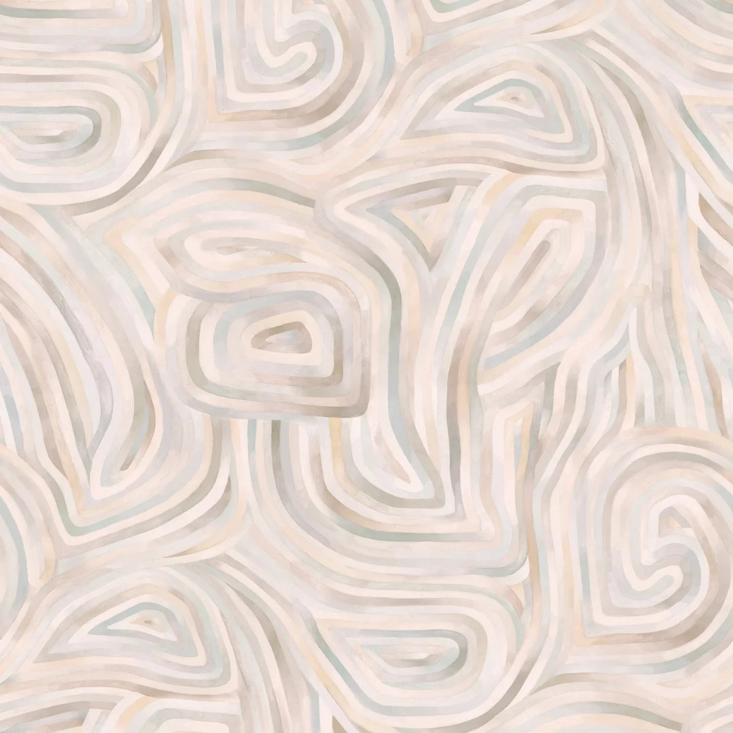 Carta da parati "Kawakubo color pesca" - YOKU | COLE&SON