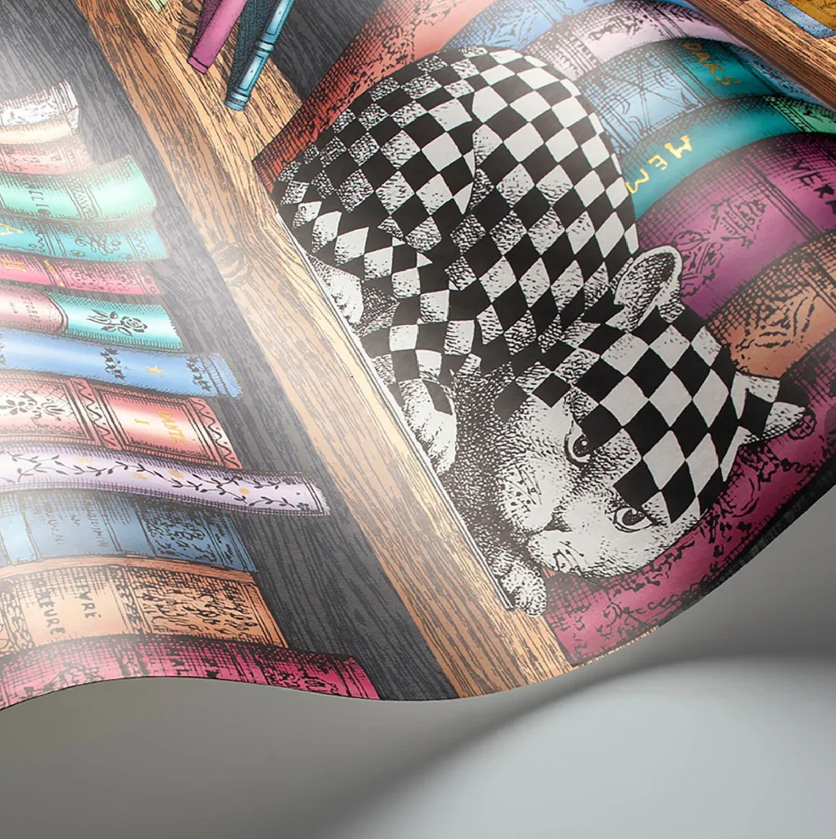 Carta da Parati "Libreria multicolor" Fornasetti | COLE & SON - Image 2