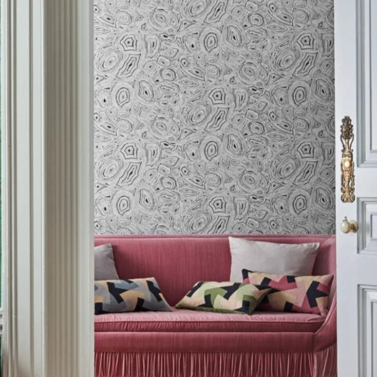 Carta da Parati "Malachite bianconera" Fornasetti | COLE & SON - Image 3