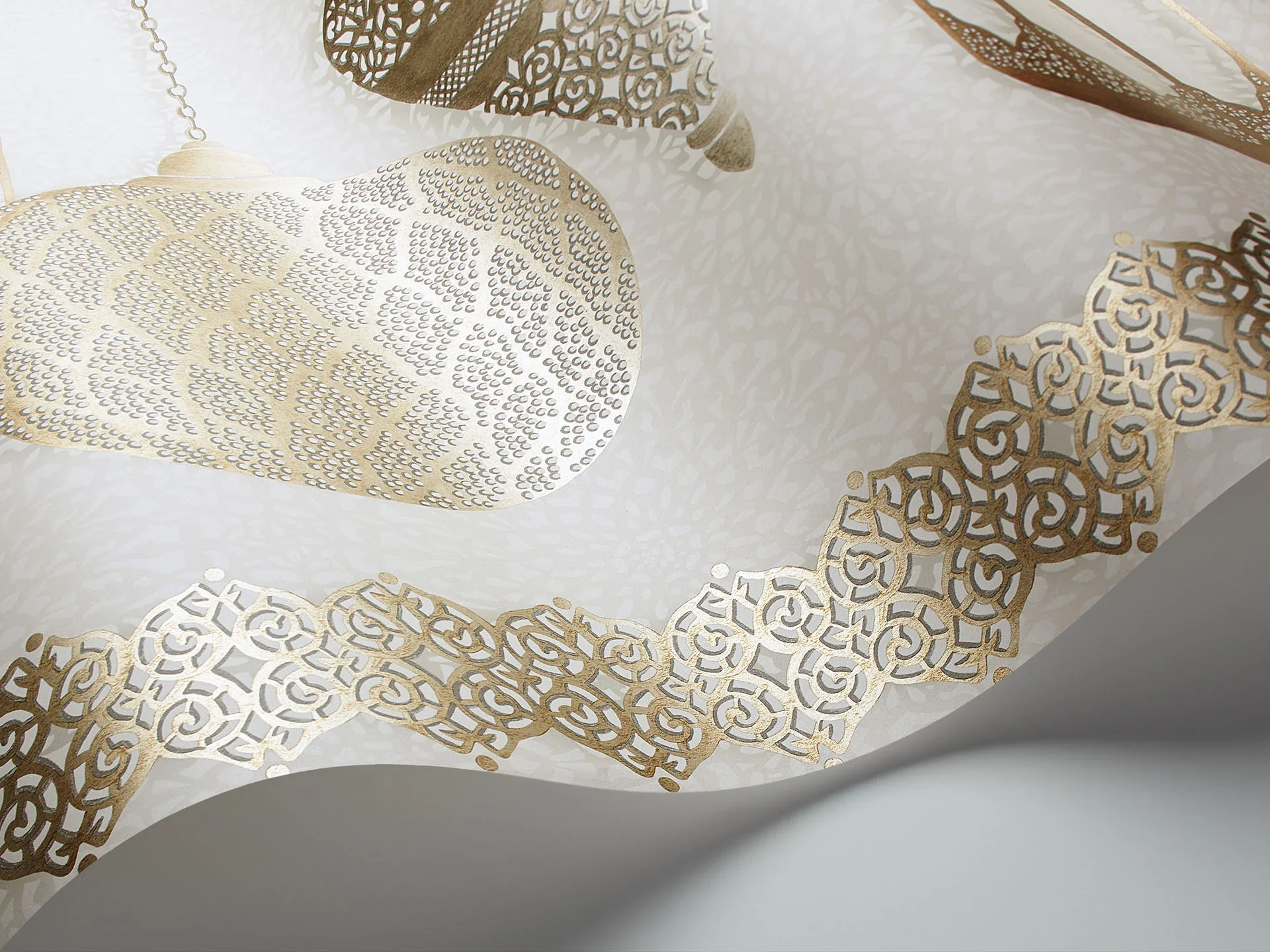 Carta da Parati "MARTYN LAWRENCE BULLARD" Fez border chiaro | COLE & SON - Image 2