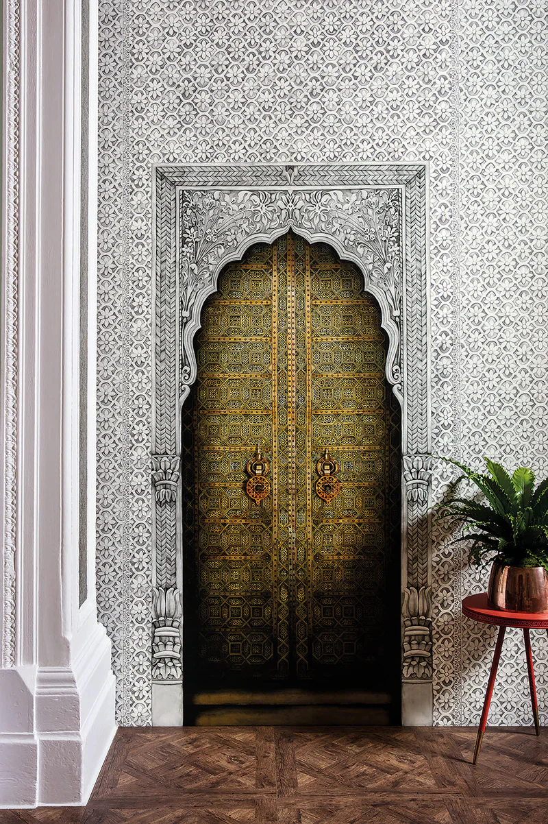 Carta da Parati "MARTYN LAWRENCE BULLARD" Jali trellis bianco | COLE & SON - Image 3