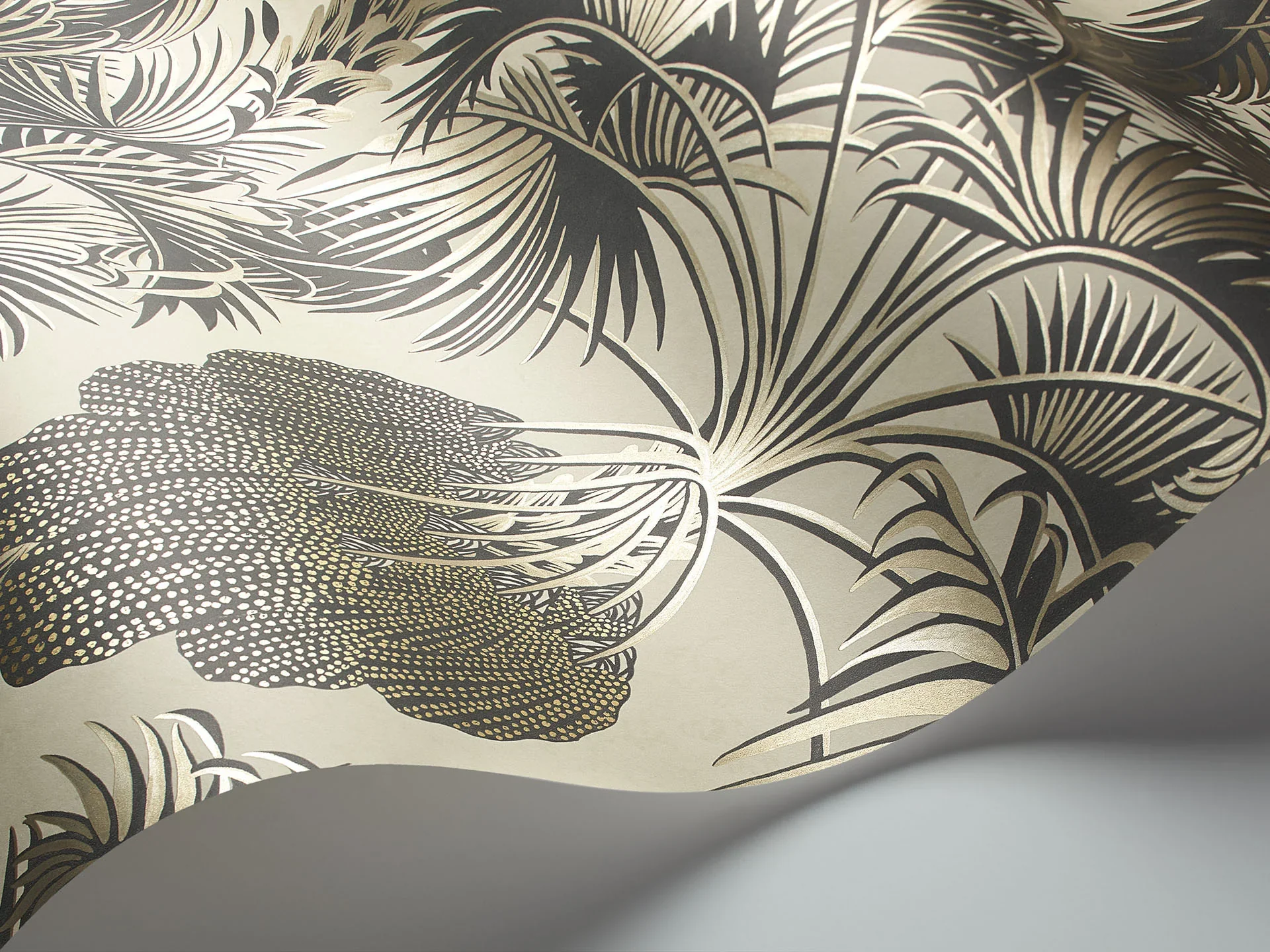 Carta da Parati "MARTYN LAWRENCE BULLARD" Hollywood palm beige e grigio | COLE & SON - Image 2