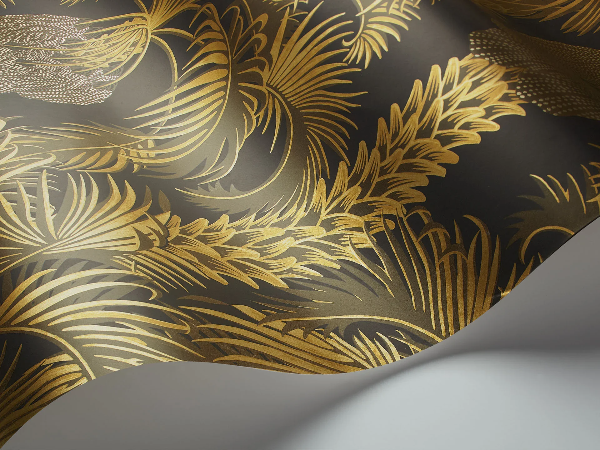 Carta da Parati "MARTYN LAWRENCE BULLARD" Hollywood palm oro e marrone | COLE & SON - Image 2