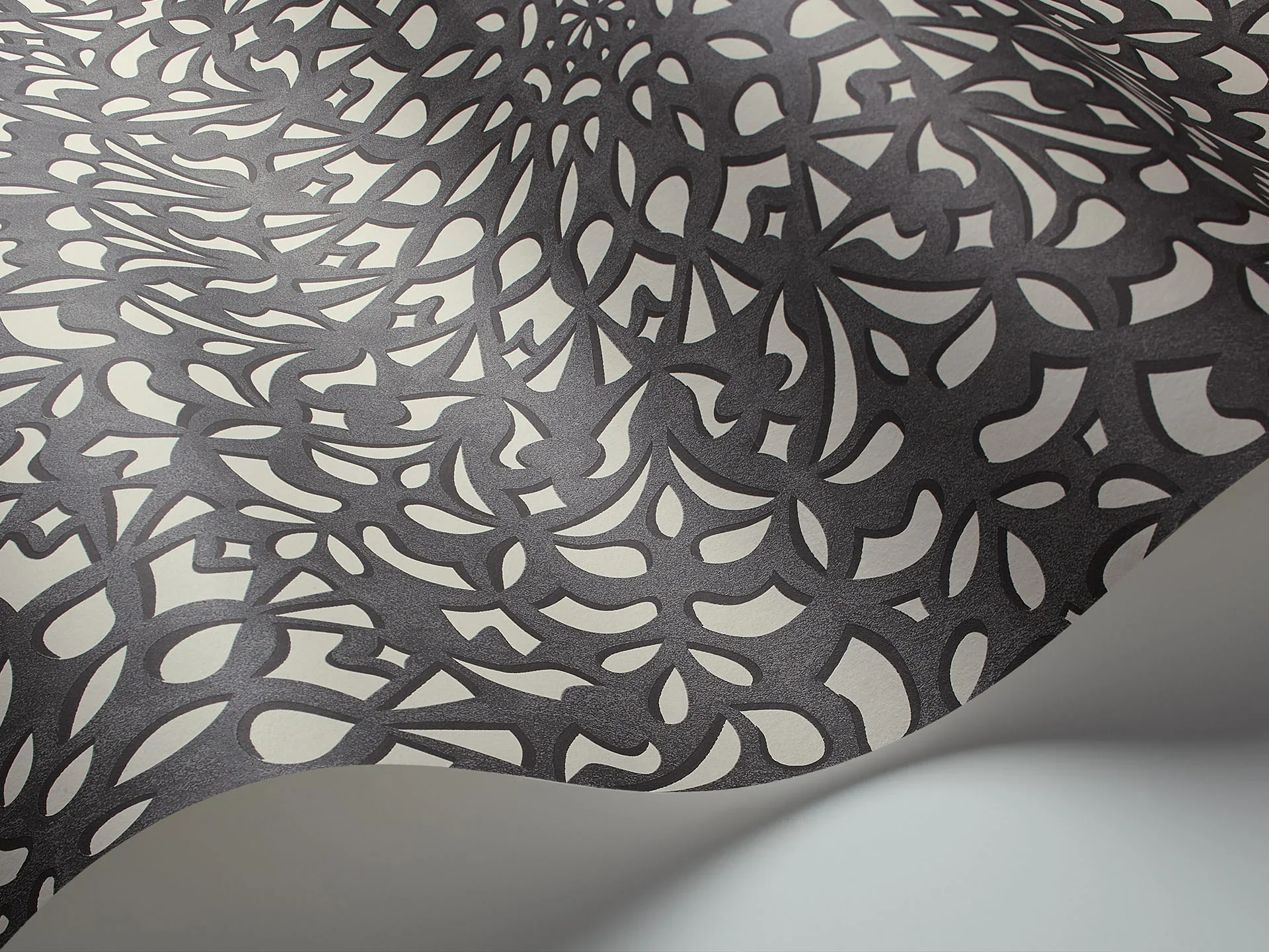 Carta da Parati "MARTYN LAWRENCE BULLARD" Medina grigio e bianco | COLE & SON - Image 2