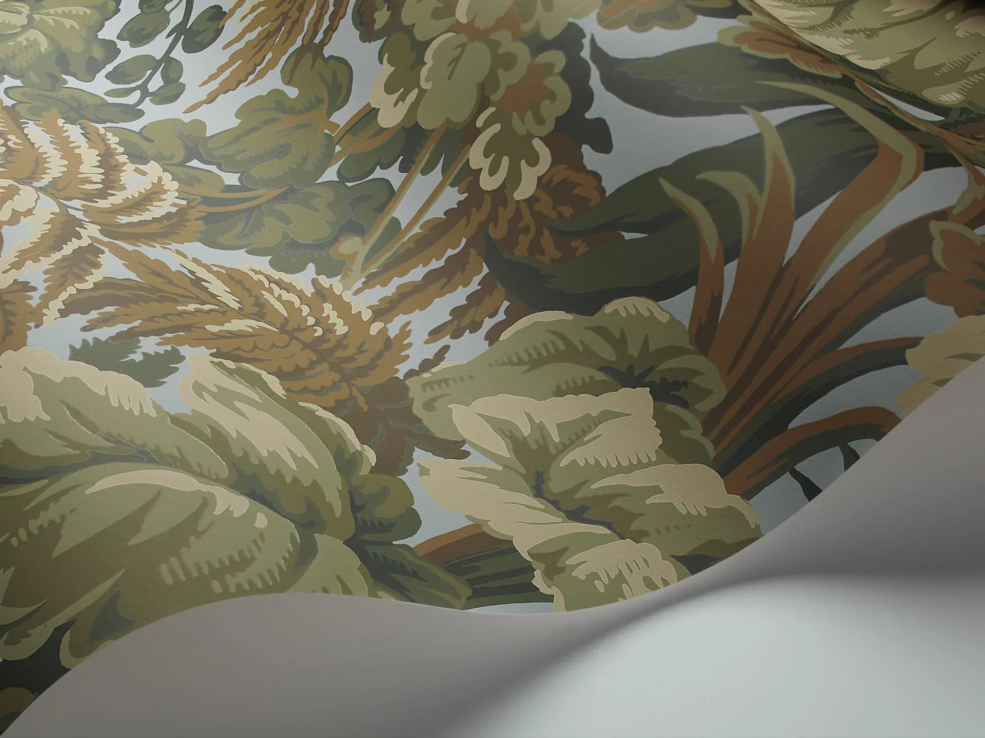 Carta da Parati "MARTYN LAWRENCE BULLARD" Royal Fernery verde e marrone | COLE & SON - Image 2