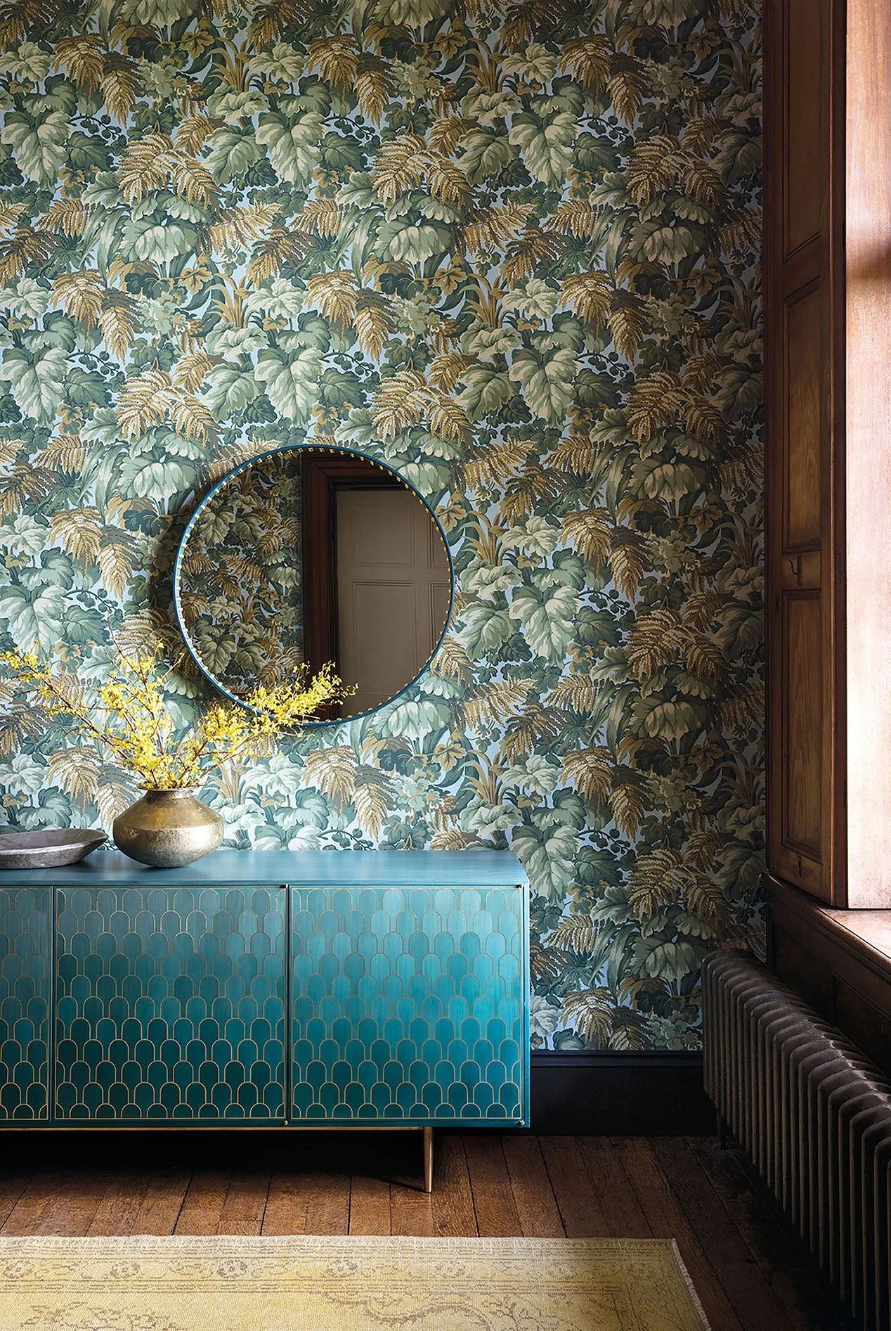 Carta da Parati "MARTYN LAWRENCE BULLARD" Royal Fernery verde e marrone | COLE & SON - Image 3