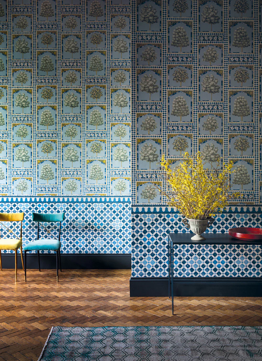 Carta da Parati "MARTYN LAWRENCE BULLARD" Sultan's Palace azzurro | COLE & SON - Image 3
