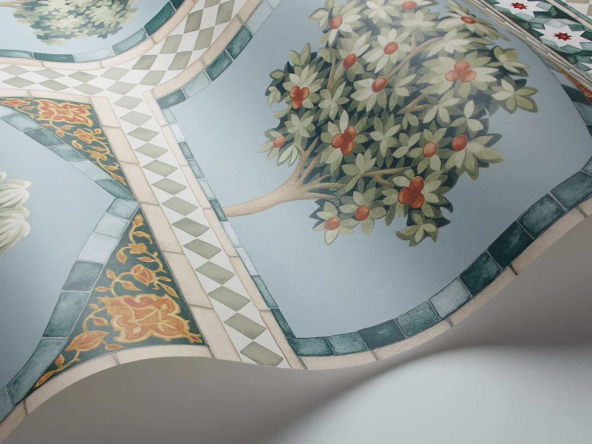 Carta da Parati "MARTYN LAWRENCE BULLARD" Sultan's Palace verde | COLE & SON - Image 2
