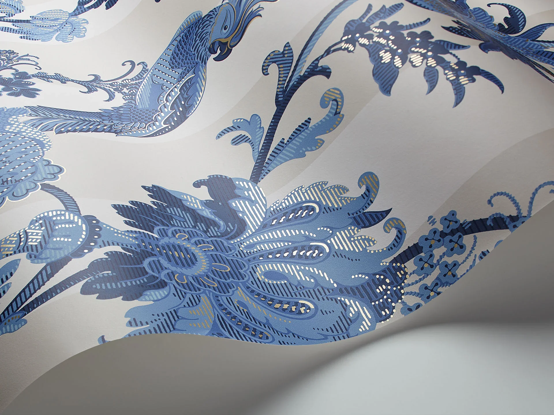 Carta da Parati "MARTYN LAWRENCE BULLARD" Zerzura beige e blu | COLE & SON - Image 2