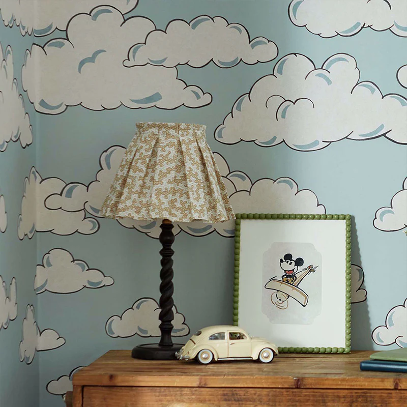CARTA DA PARATI "MICKEY IN THE CLOUDS SEA SALT" - Disney x HOME - Sanderson - Image 3