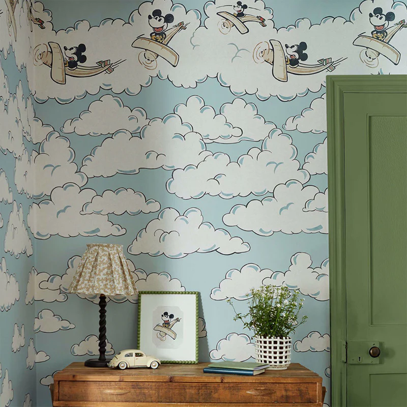CARTA DA PARATI "MICKEY IN THE CLOUDS SEA SALT" - Disney x HOME - Sanderson - Image 4