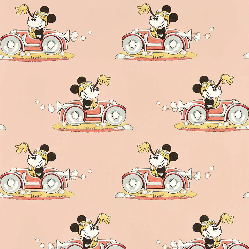 CARTA DA PARATI "MINNIE ON THE MOVE CANDY FLOSS" - Disney x HOME - Sanderson