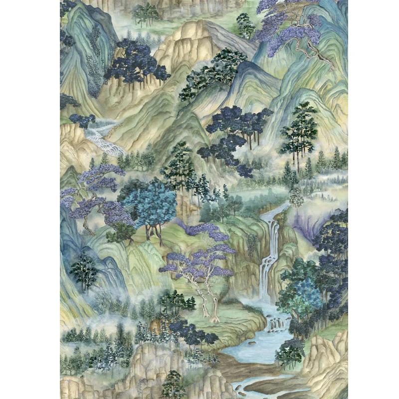 Carta da parati "Mountainscape Blu" - YOKU | COLE&SON - Image 2